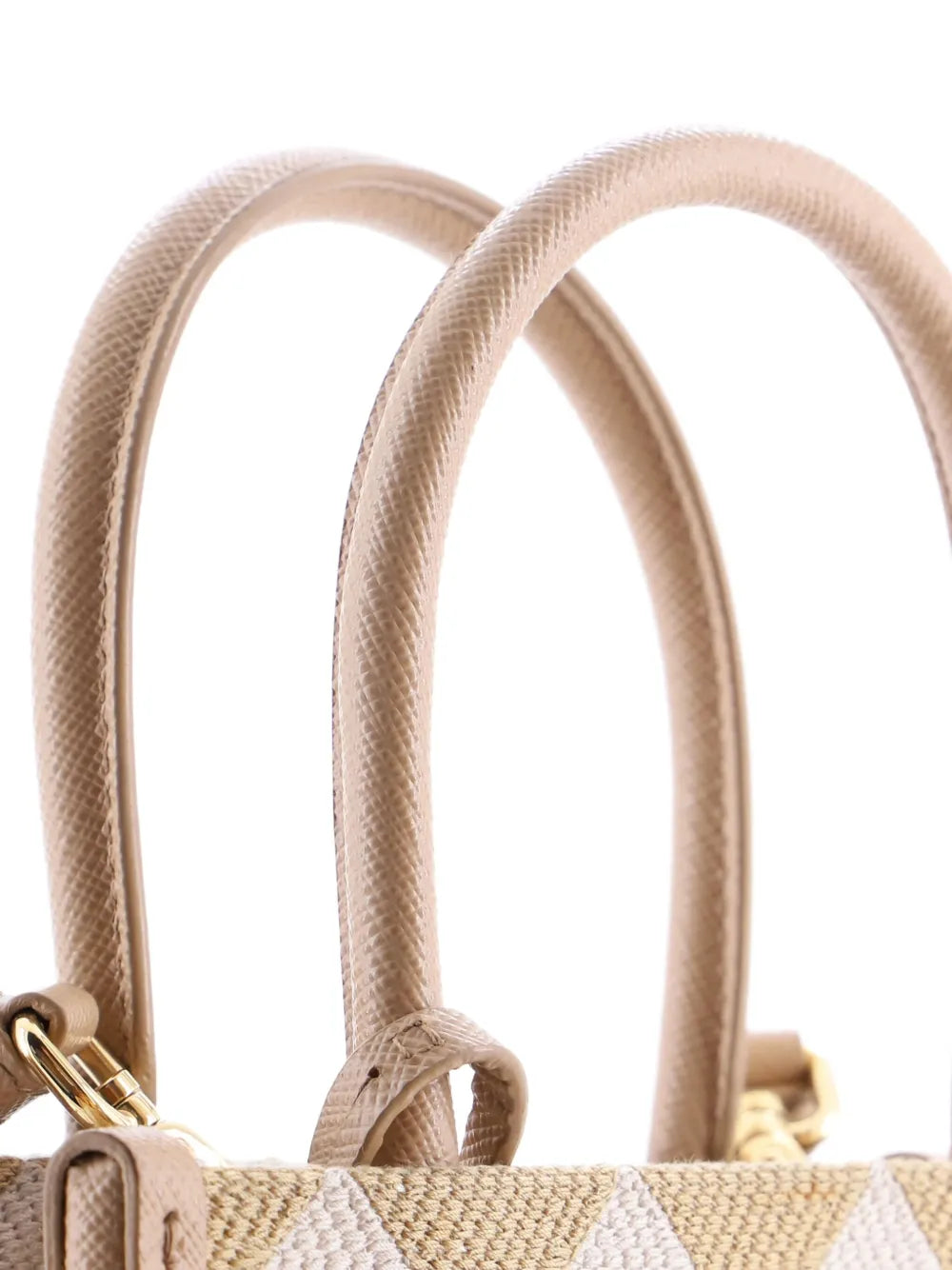 Pre-OwnedPrada Pre-OwnedSymbole Shopper Tote Jacquard Mini crossbody bag