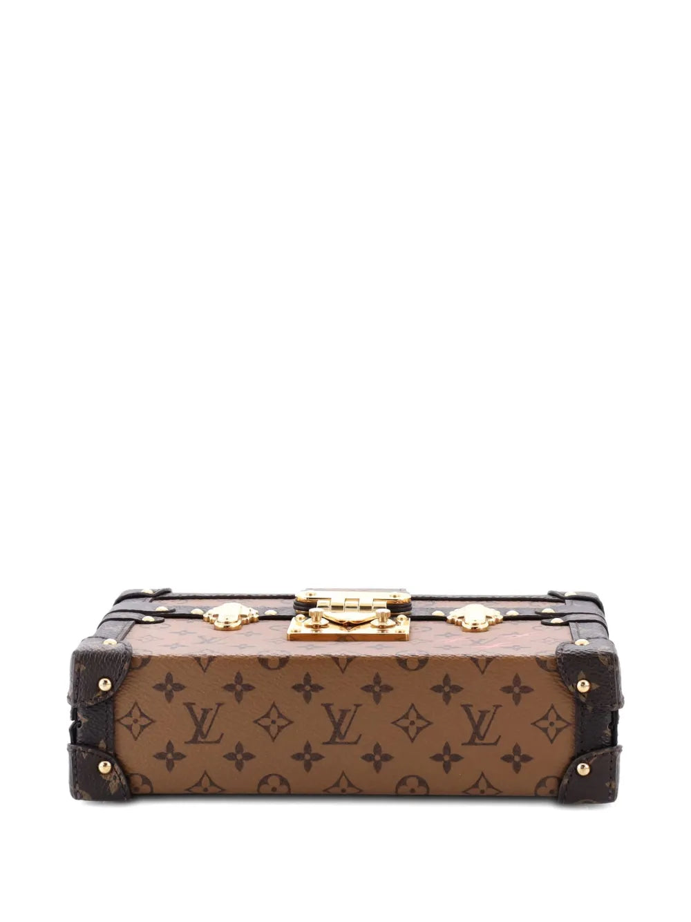 Pre-OwnedLouis Vuitton Pre-OwnedPetite Malle Handbag Reverse Monogram Canvas clutch bag