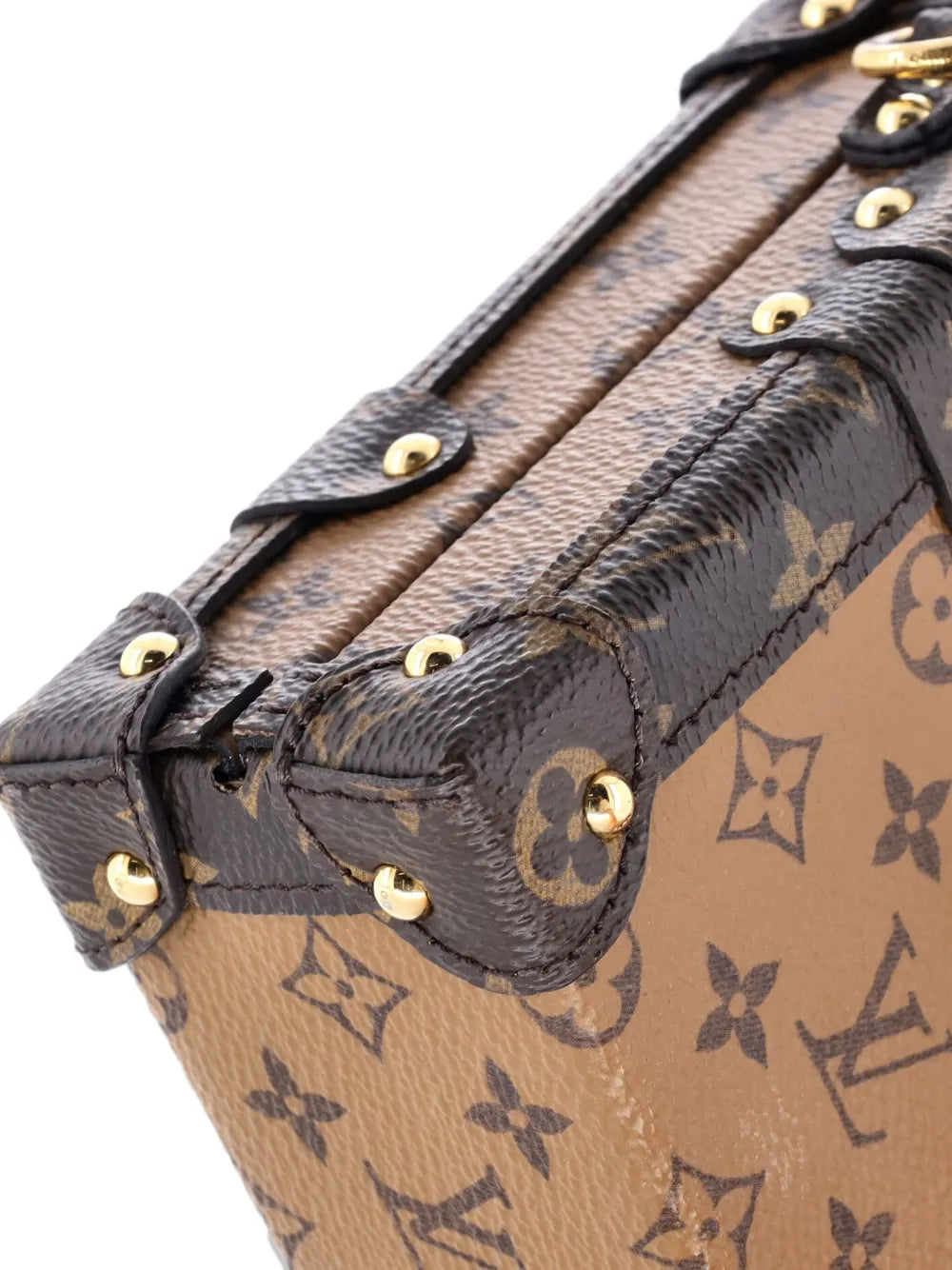 Pre-OwnedLouis Vuitton Pre-OwnedPetite Malle Handbag Reverse Monogram Canvas clutch bag