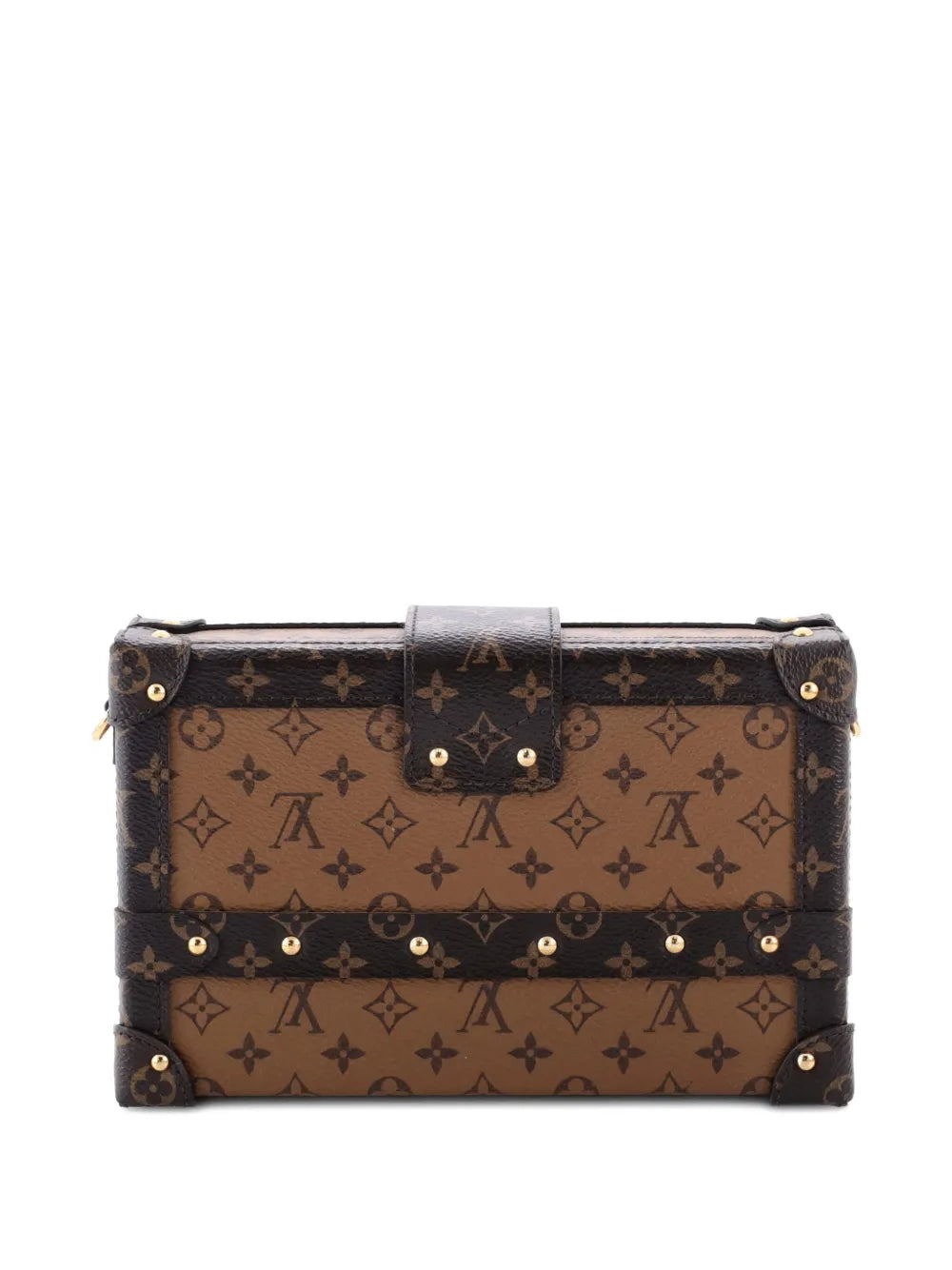 Pre-OwnedLouis Vuitton Pre-OwnedPetite Malle Handbag Reverse Monogram Canvas clutch bag