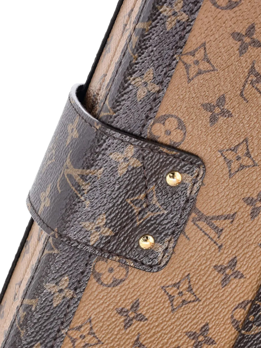 Pre-OwnedLouis Vuitton Pre-OwnedPetite Malle Handbag Reverse Monogram Canvas clutch bag