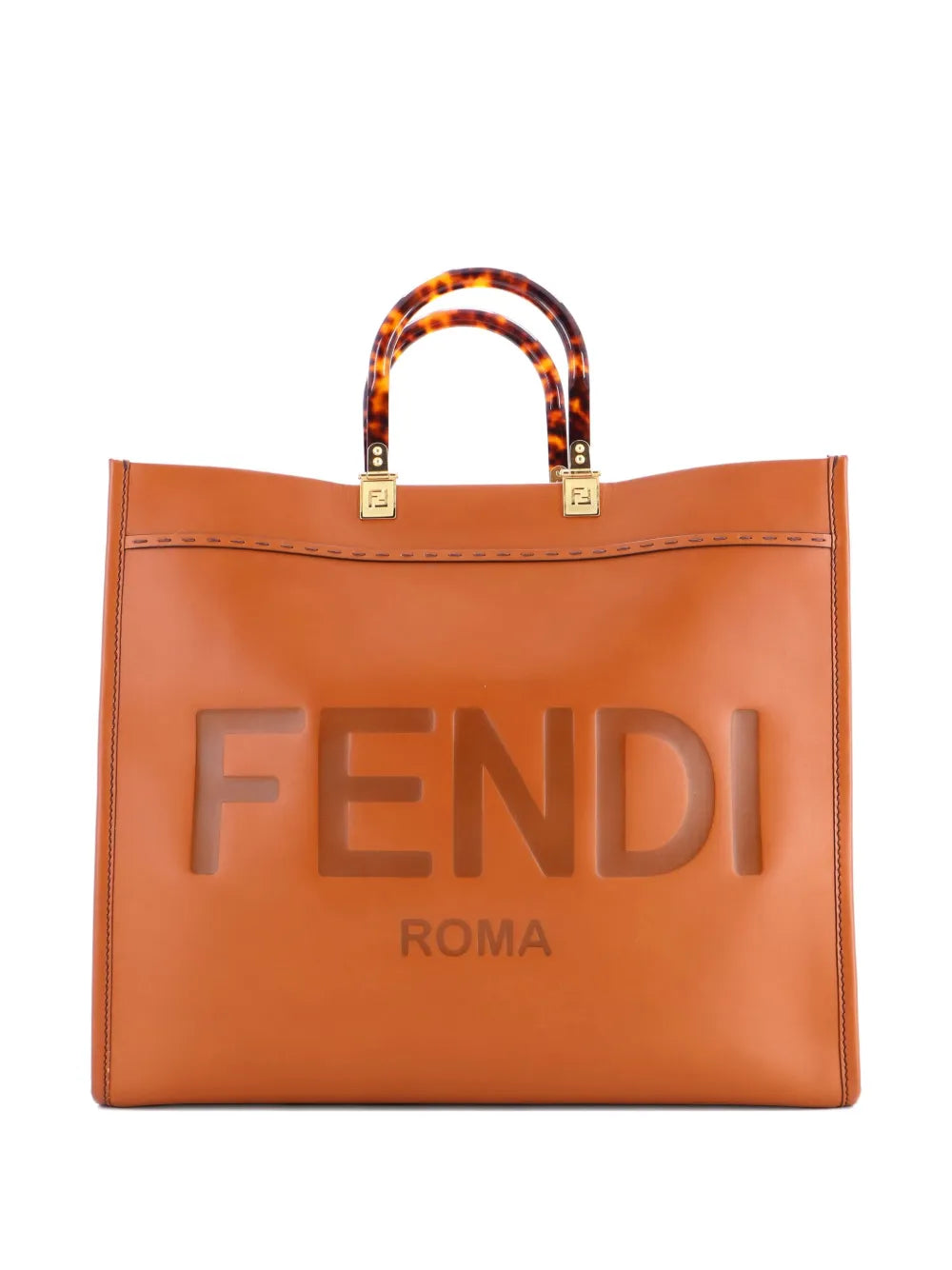 Pre-OwnedFendi Pre-OwnedSunshine Shopper Leather Large tote bag