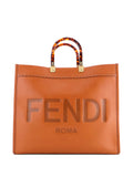 Pre-OwnedFendi Pre-OwnedSunshine Shopper Leather Large tote bag