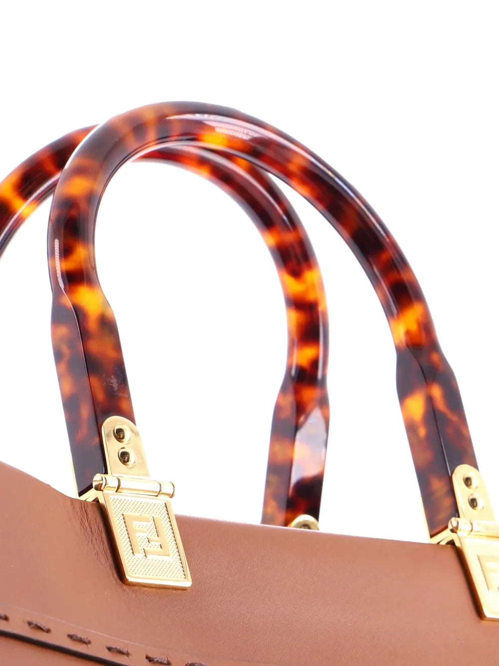 Pre-OwnedFendi Pre-OwnedSunshine Shopper Leather Large tote bag