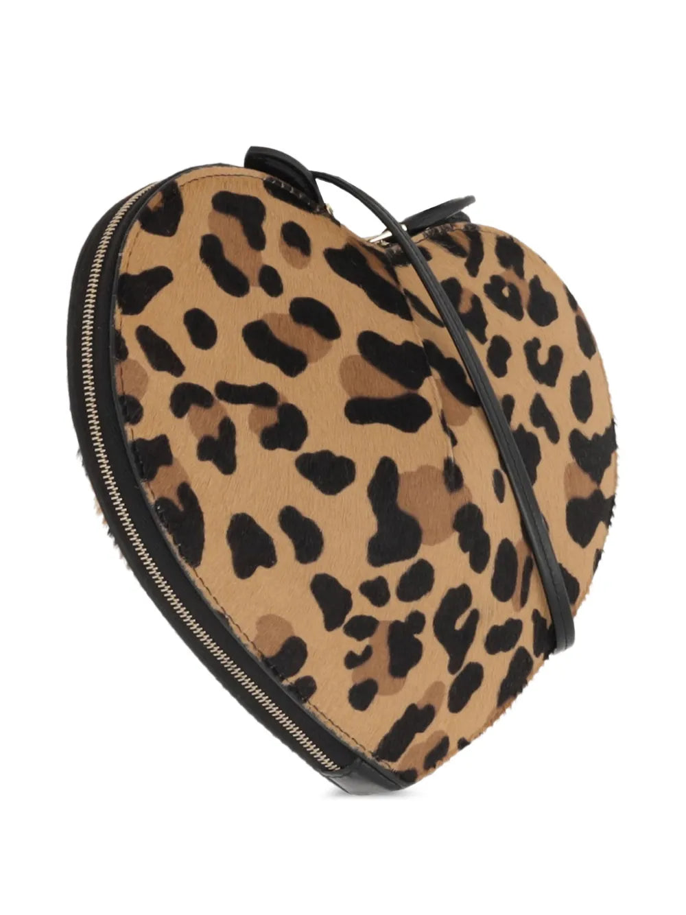 AlaïaLe Coeur leopard-print cross body bag