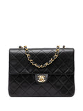 Pre-OwnedCHANEL Pre-Owned1989-1991 Square Quilted Lambskin Single Flap shoulder bag