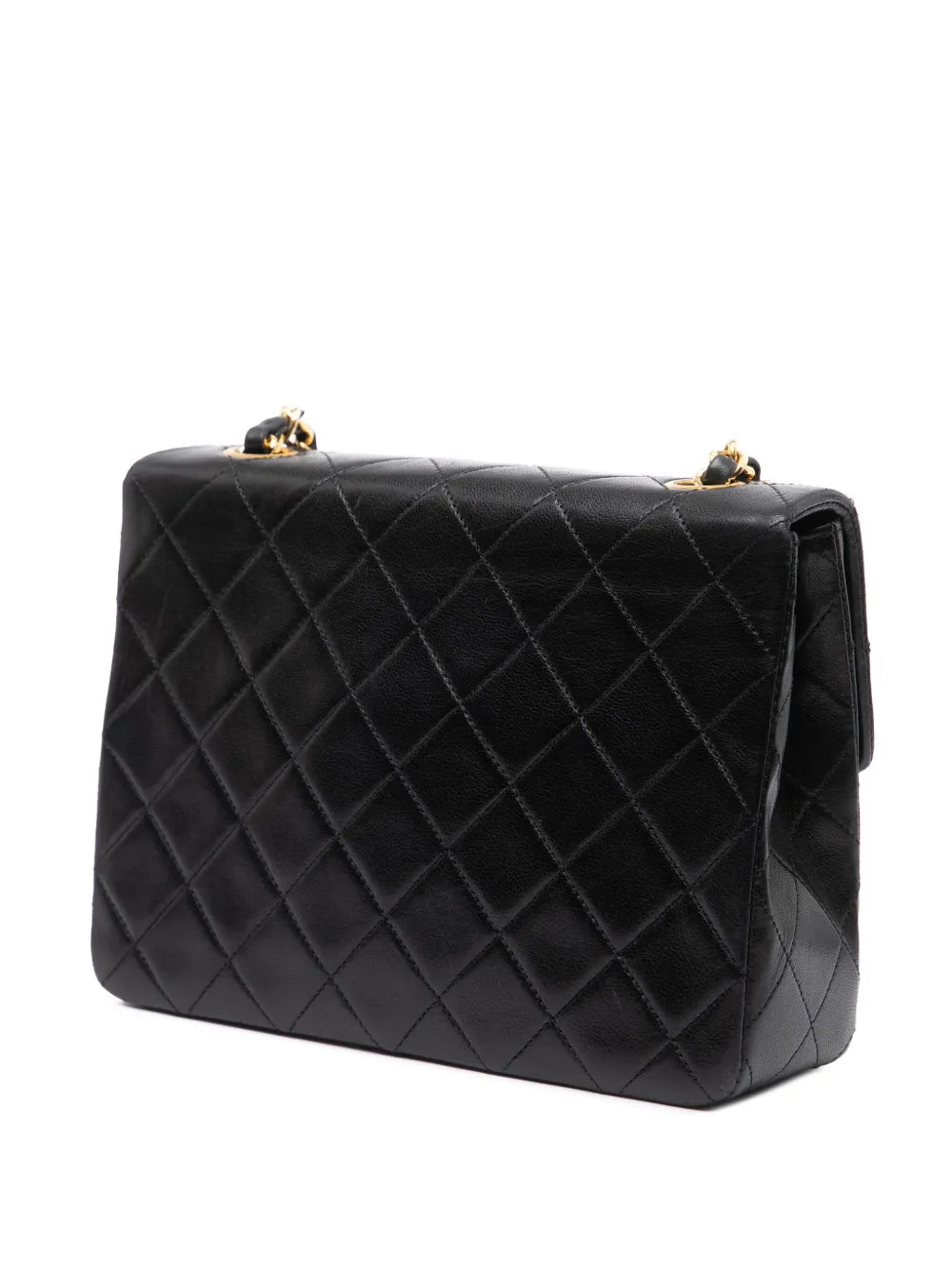Pre-OwnedCHANEL Pre-Owned1989-1991 Square Quilted Lambskin Single Flap shoulder bag
