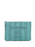 Pre-OwnedCHANEL Pre-Owned2019 Medium Tweed Deauville O Case clutch bag