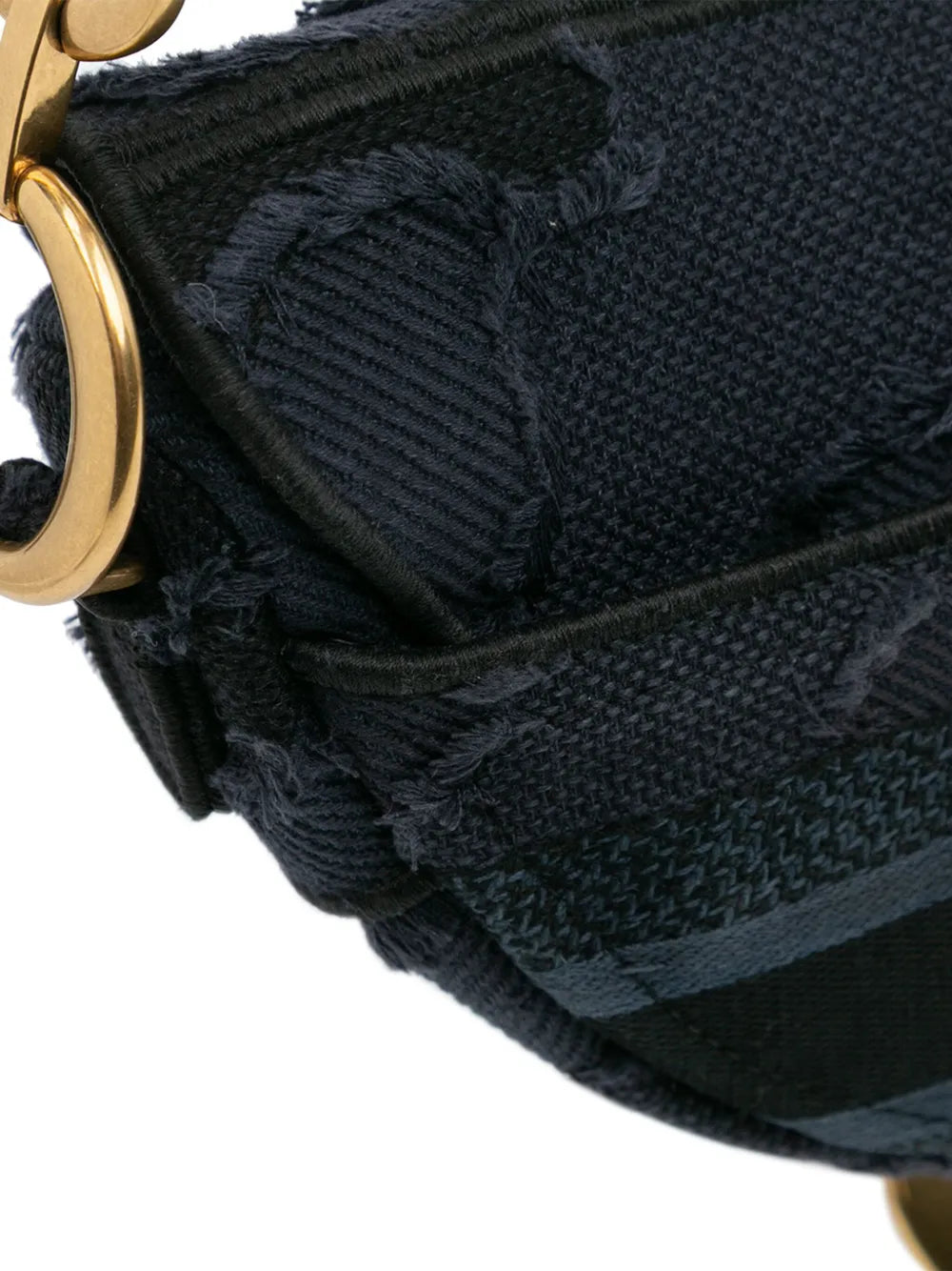 Pre-OwnedChristian Dior Pre-Owned2019 Camouflage Embroidered Canvas Saddle Bag shoulder bag