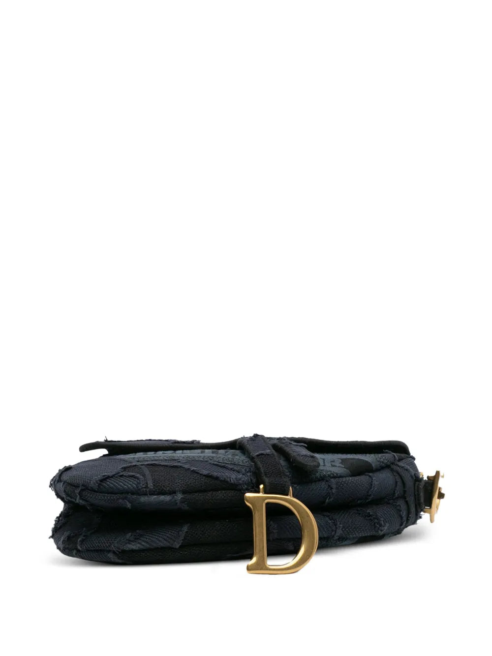 Pre-OwnedChristian Dior Pre-Owned2019 Camouflage Embroidered Canvas Saddle Bag shoulder bag