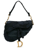 Pre-OwnedChristian Dior Pre-Owned2019 Camouflage Embroidered Canvas Saddle Bag shoulder bag