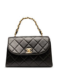 Pre-OwnedCHANEL Pre-Owned1994-1996 CC Quilted Lambskin handbag