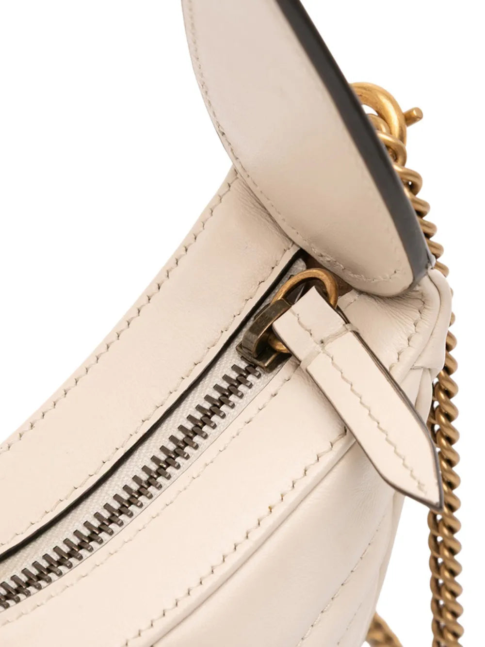 Pre-OwnedGucci Pre-Owned2016-2025 Mini GG Marmont Half Moon Bag satchel