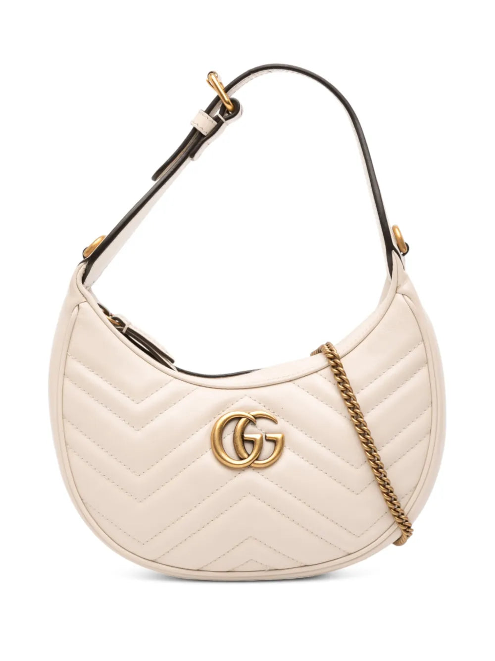 Pre-OwnedGucci Pre-Owned2016-2025 Mini GG Marmont Half Moon Bag satchel