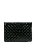 Pre-OwnedCHANEL Pre-Owned2014-2015 Large Quilted Patent O Case clutch bag