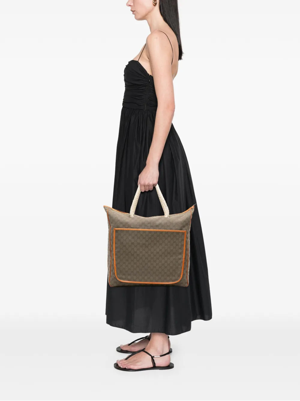 Pre-OwnedGucci Pre-Owned2016-2025 GG Canvas Rope tote bag
