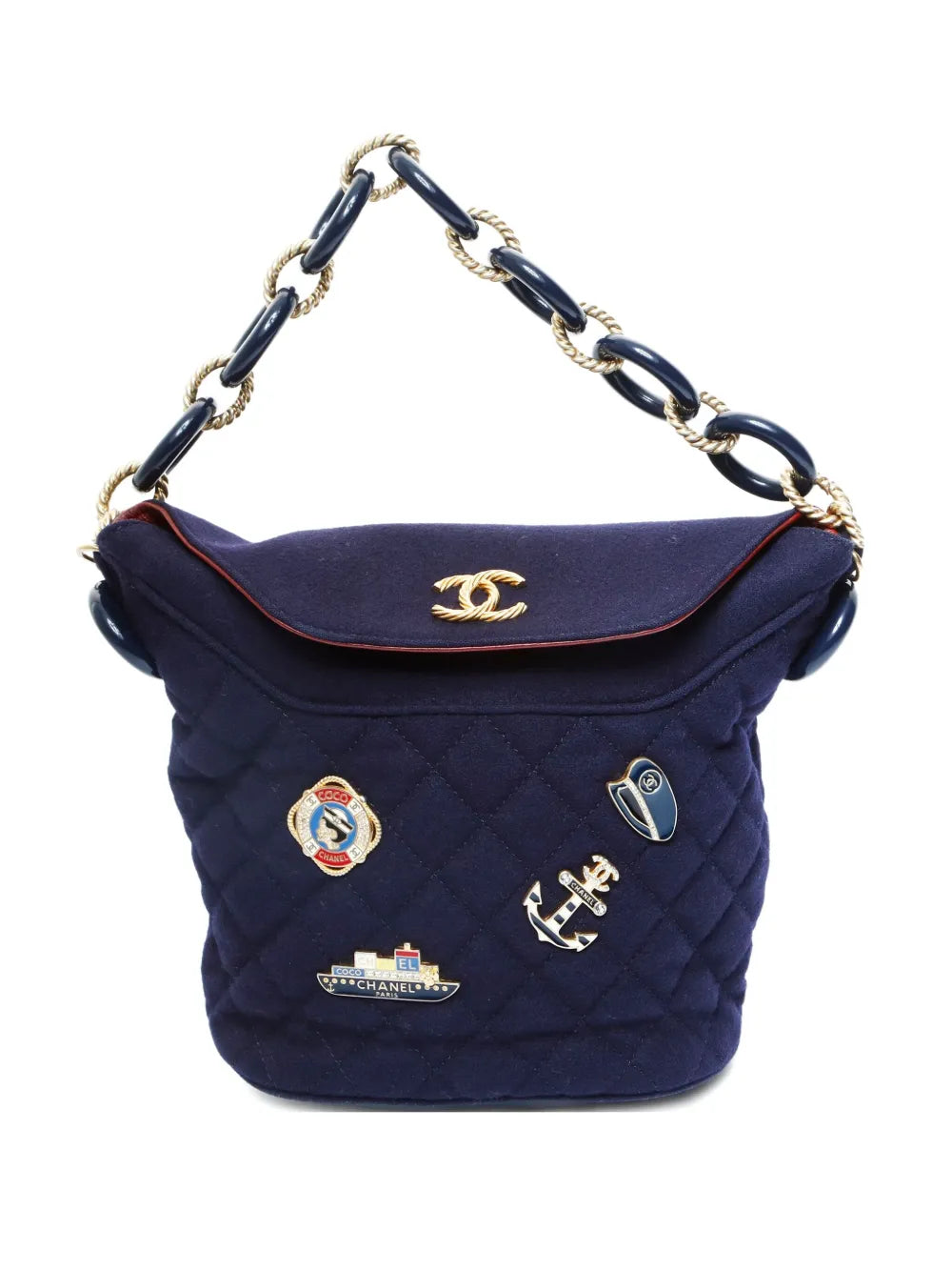 Pre-OwnedCHANEL Pre-Owned2018-2019 quilted chain shoulder bag