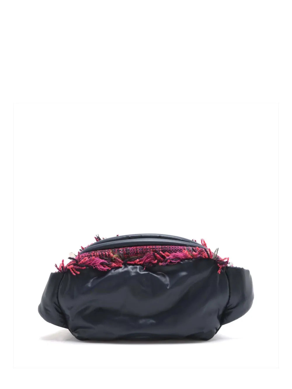 Pre-OwnedCHANEL Pre-Owned2018-2019 Embossed Nylon Tweed Doudoune belt bag