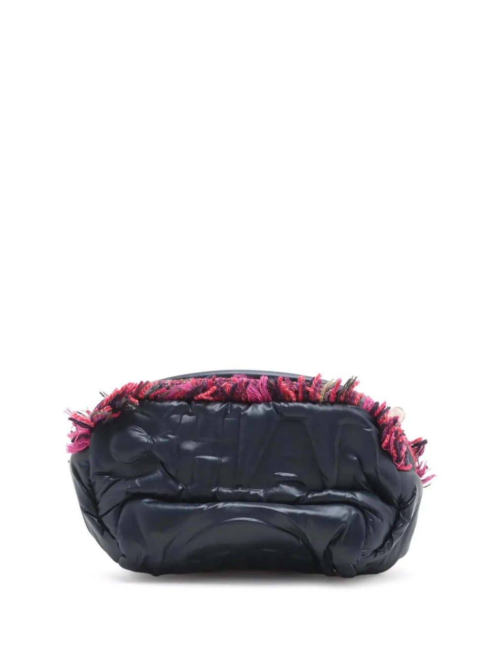 Pre-OwnedCHANEL Pre-Owned2018-2019 Embossed Nylon Tweed Doudoune belt bag