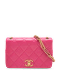 Pre-OwnedCHANEL Pre-Owned2021-2025 Small Quilted Lambskin On And On Chain Flap shoulder bag