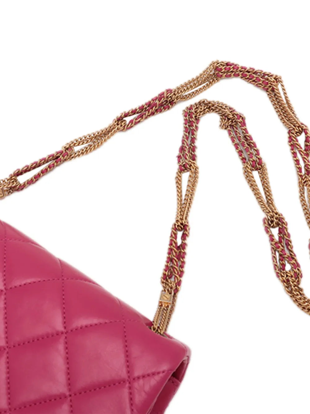 Pre-OwnedCHANEL Pre-Owned2021-2025 Small Quilted Lambskin On And On Chain Flap shoulder bag