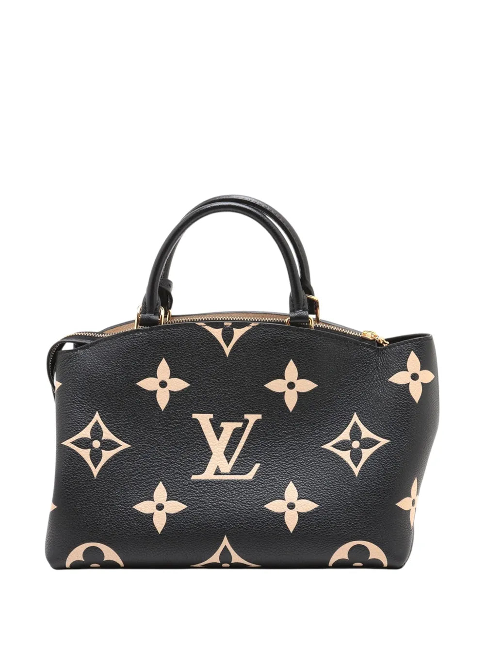 Pre-OwnedLouis Vuitton Pre-Owned2021-2025 Bicolor Monogram Empreinte Giant Petit Palais satchel