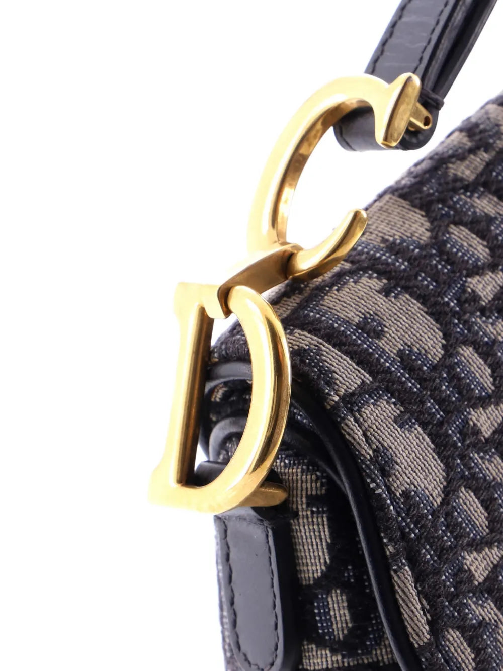 Pre-OwnedChristian Dior Pre-OwnedSaddle Handbag Oblique Canvas Mini shoulder bag