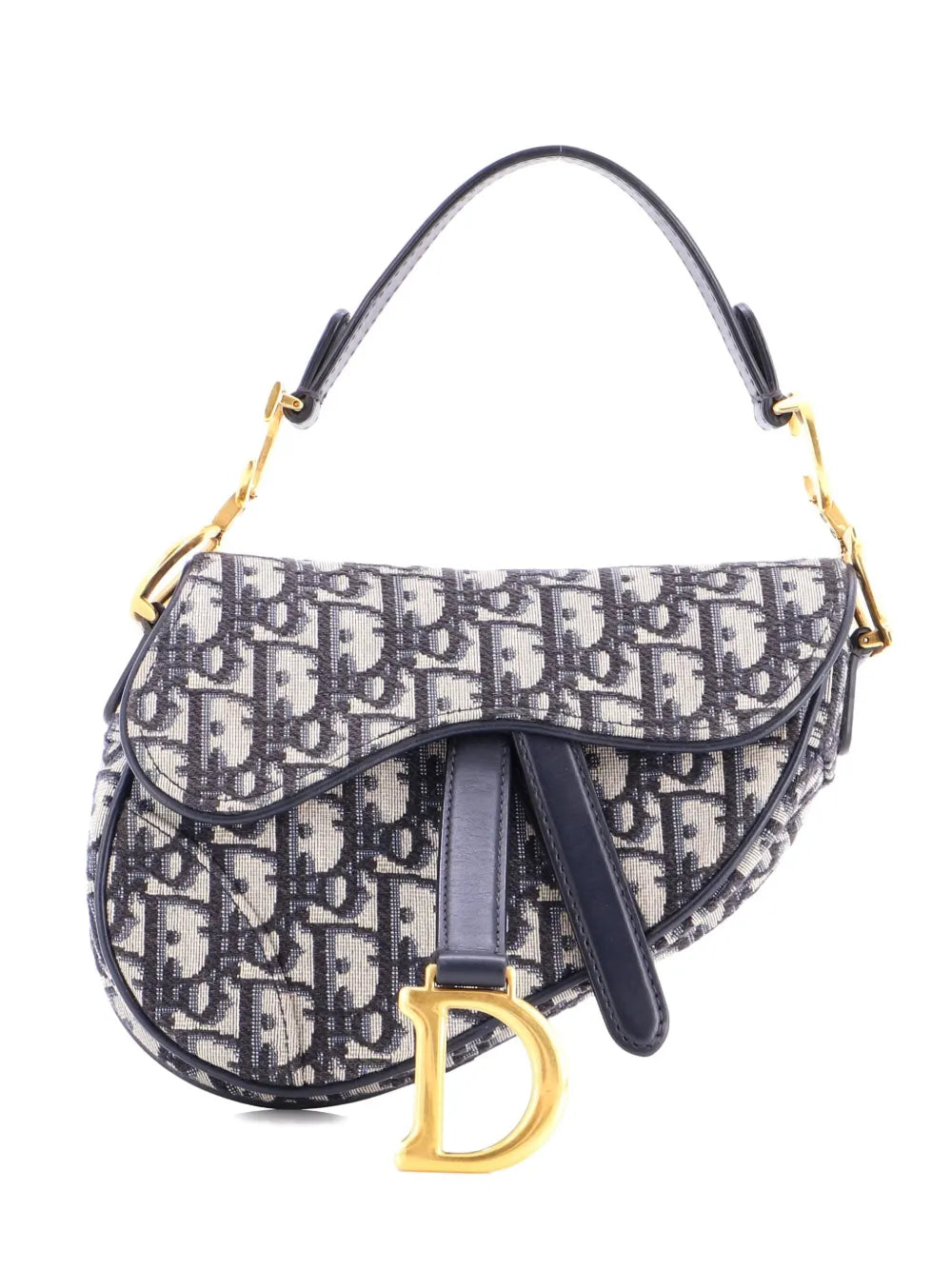 Pre-OwnedChristian Dior Pre-OwnedSaddle Handbag Oblique Canvas Mini shoulder bag
