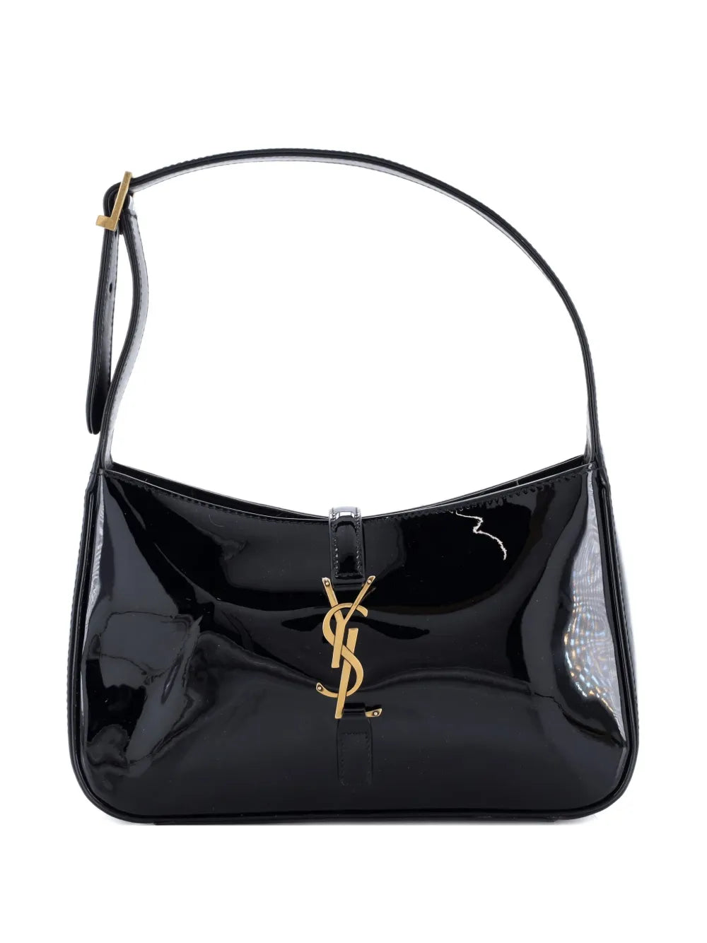Pre-OwnedSaint Laurent Pre-OwnedLe 5 a 7 Patent Small hobo bag