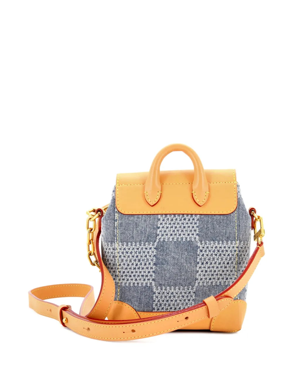 Pre-OwnedLouis Vuitton Pre-Owned2021-2025 Steamer Bag Damier 3D Denim Nano crossbody bag
