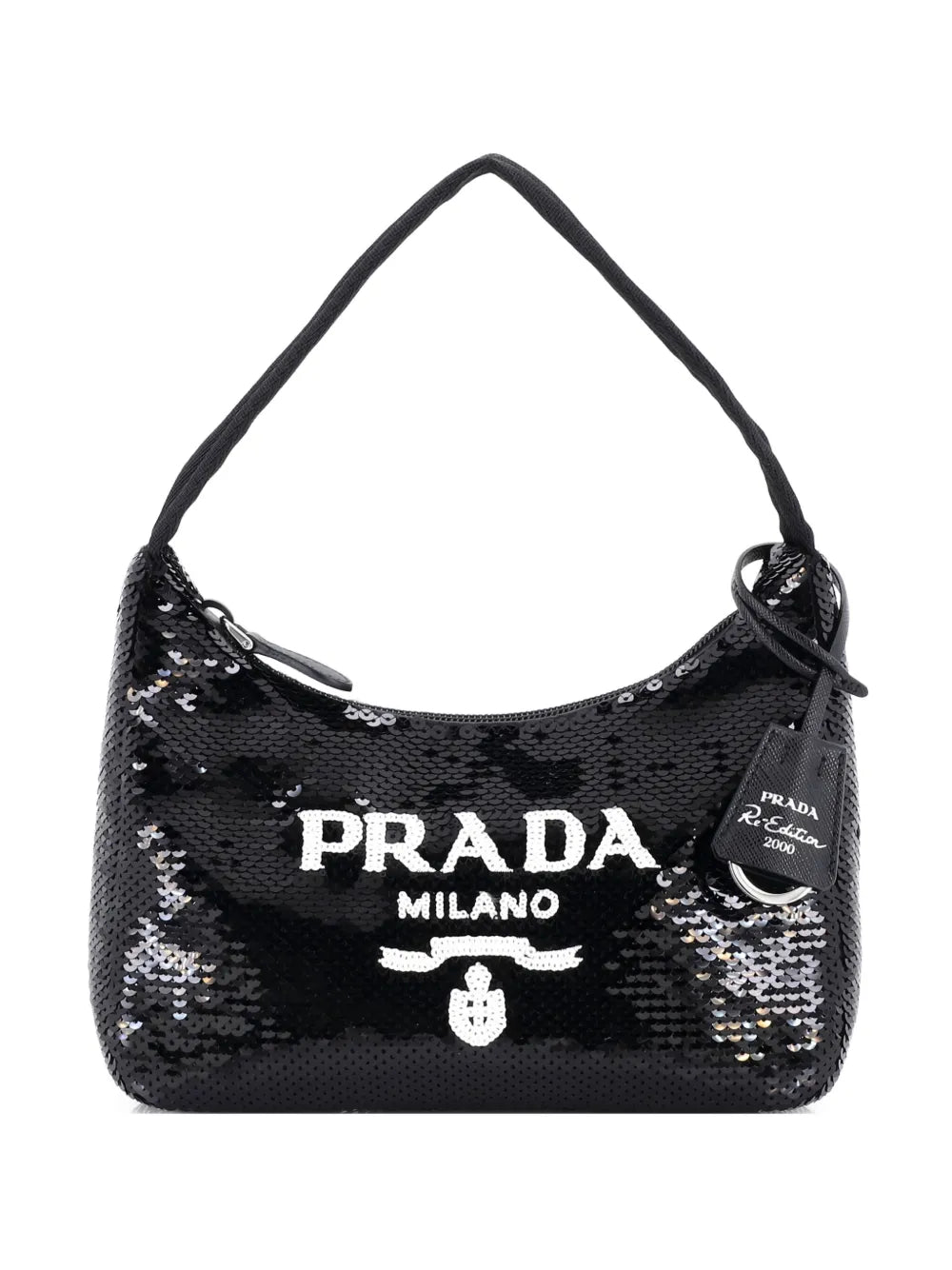 Pre-OwnedPrada Pre-OwnedRe-Edition 2000 Sequins Mini hobo bag