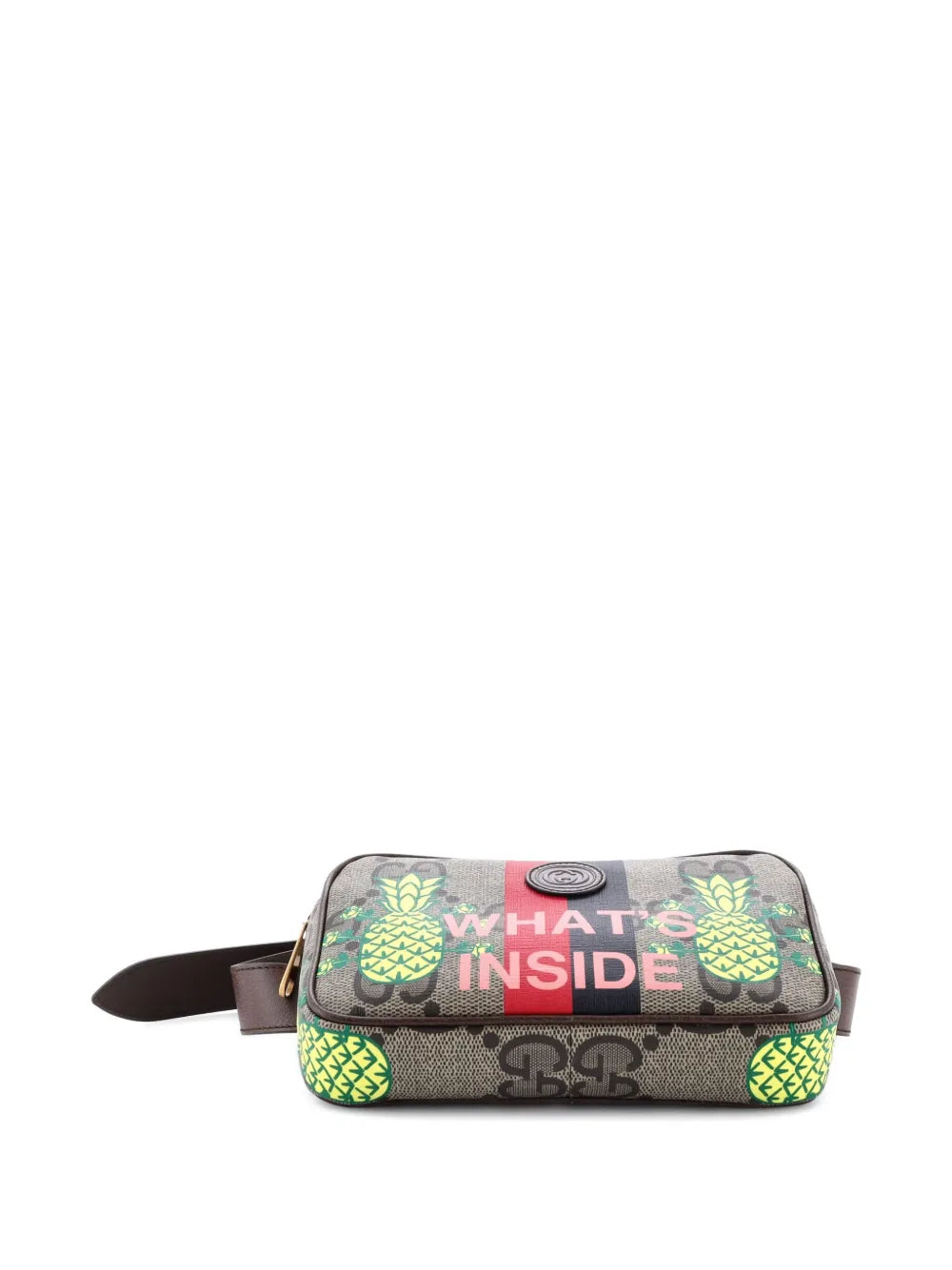 Pre-OwnedGucci Pre-OwnedZip Printed GG Coated Canvas belt bag