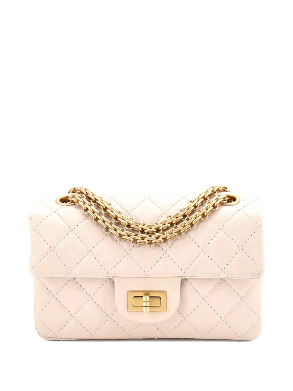 Pre-OwnedCHANEL Pre-OwnedReissue 2.55 Flap Bag Quilted Aged Calfskin Mini crossbody bag