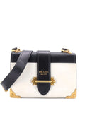 Pre-OwnedPrada Pre-OwnedCahier Leather and Saffiano Leather Large crossbody bag