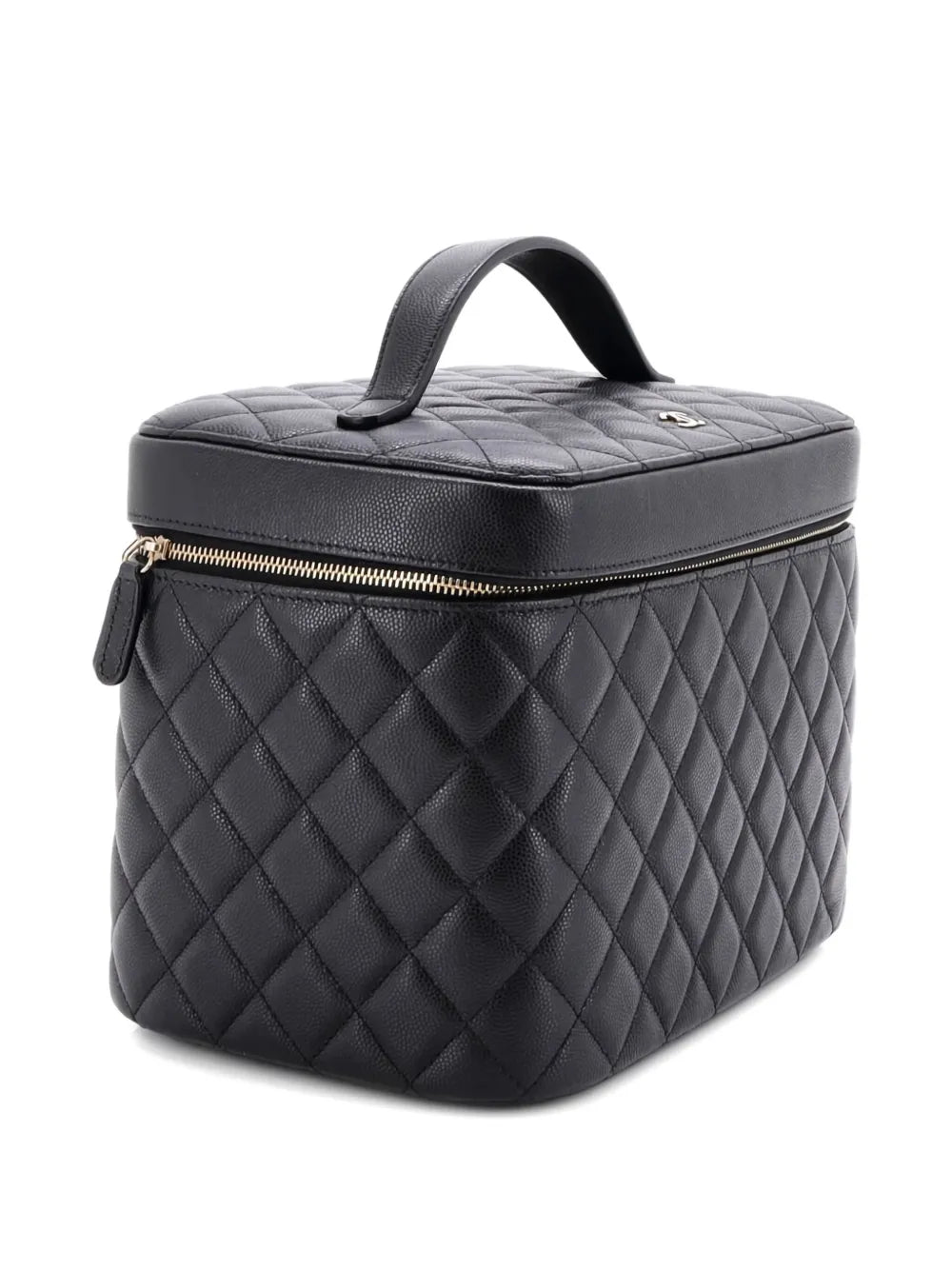 Pre-OwnedCHANEL Pre-OwnedClassic Vanity Case Quilted Caviar Large satchel