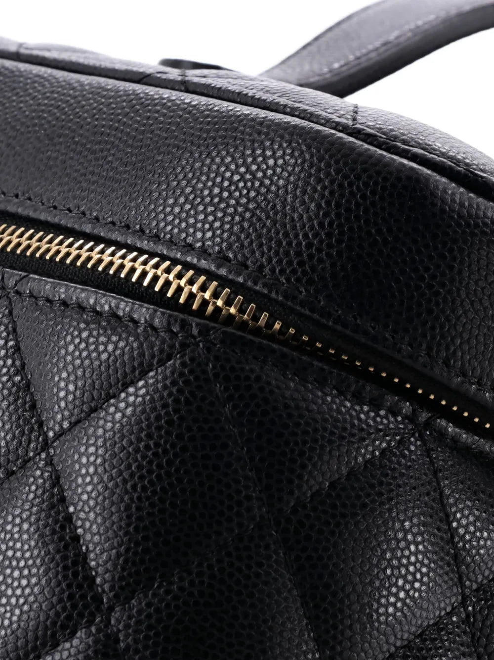 Pre-OwnedCHANEL Pre-OwnedClassic Vanity Case Quilted Caviar Large satchel