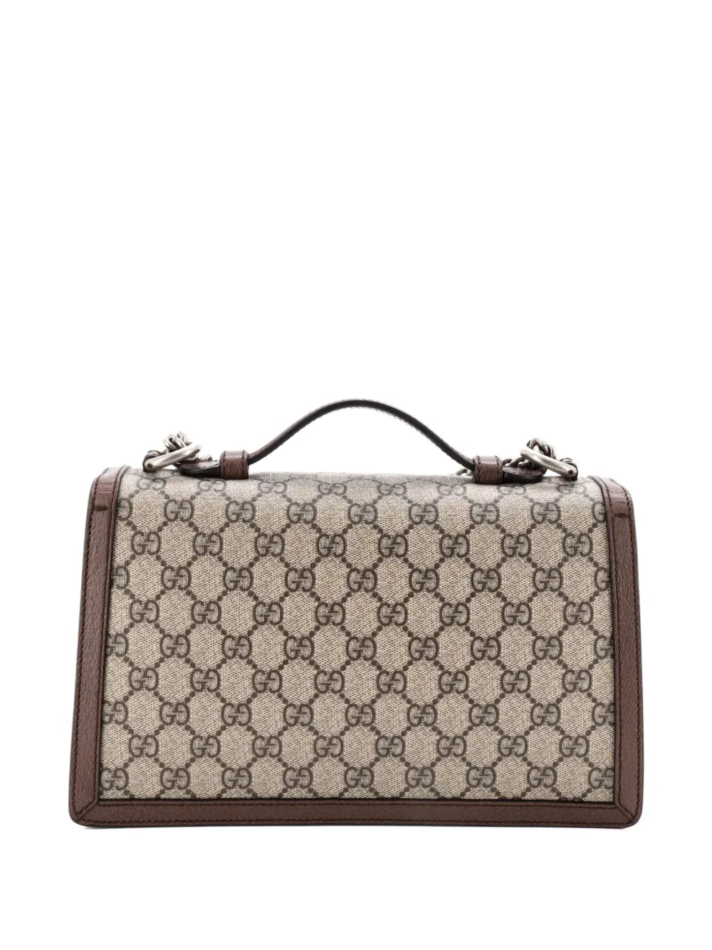 Pre-OwnedGucci Pre-OwnedDionysus Top Handle Chain Bag GG Coated Canvas Small satchel