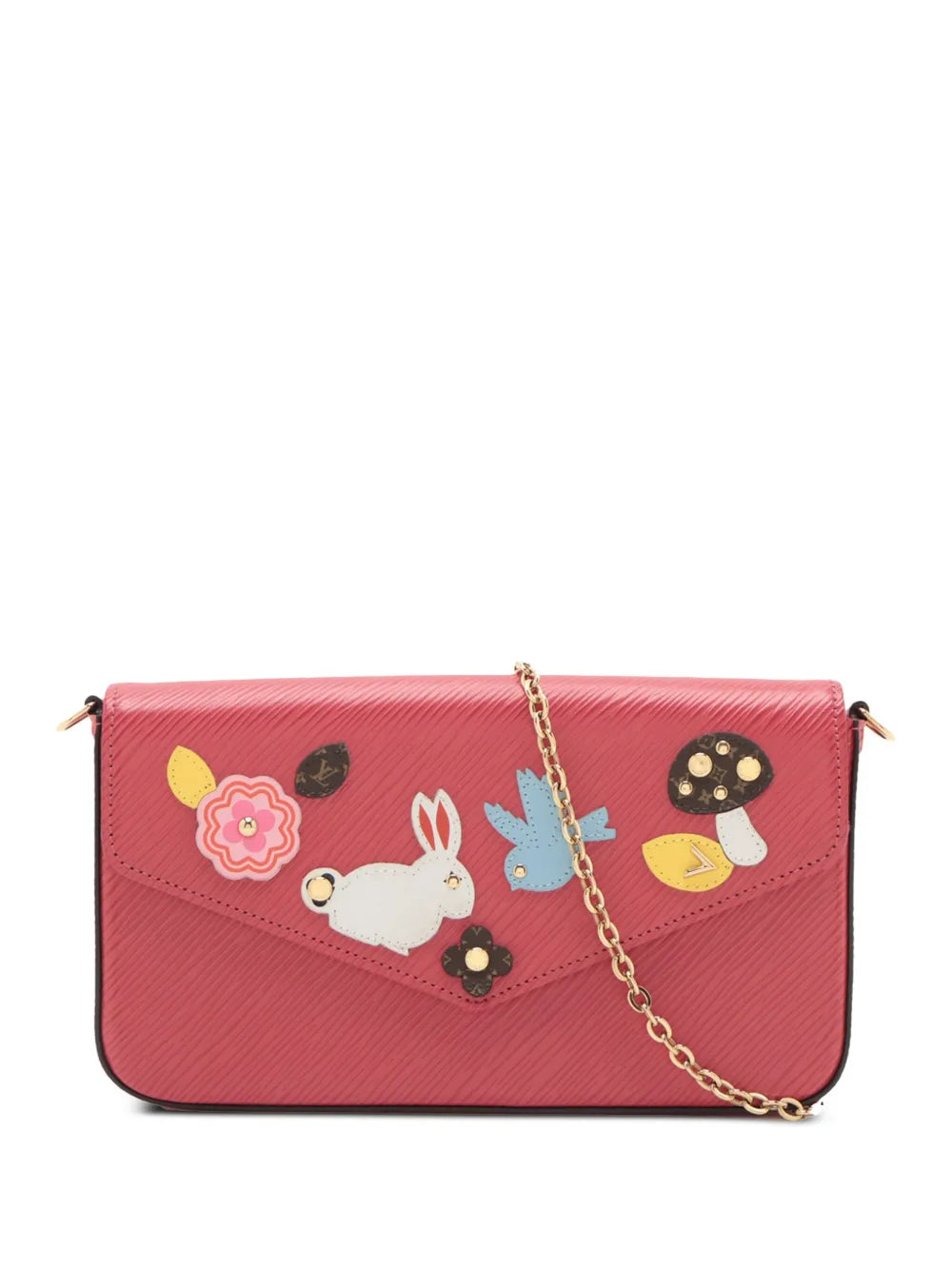 Pre-OwnedLouis Vuitton Pre-Owned2018 Epi Pochette Felicie Patchwork crossbody bag