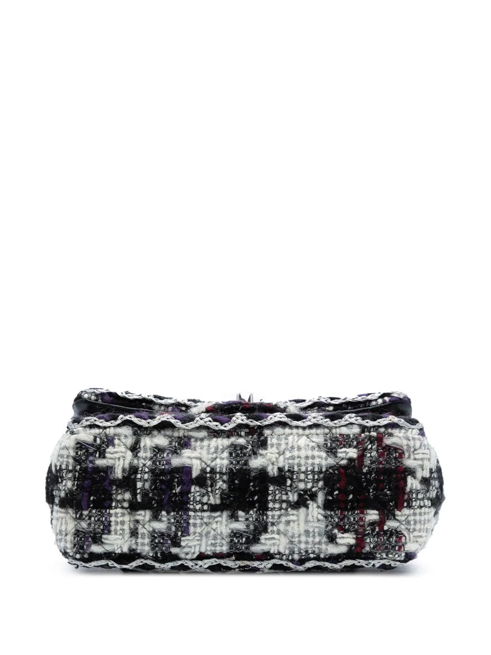Pre-OwnedCHANEL Pre-Owned2019 Mini Rectangular Quilted Tweed Single Flap crossbody bag