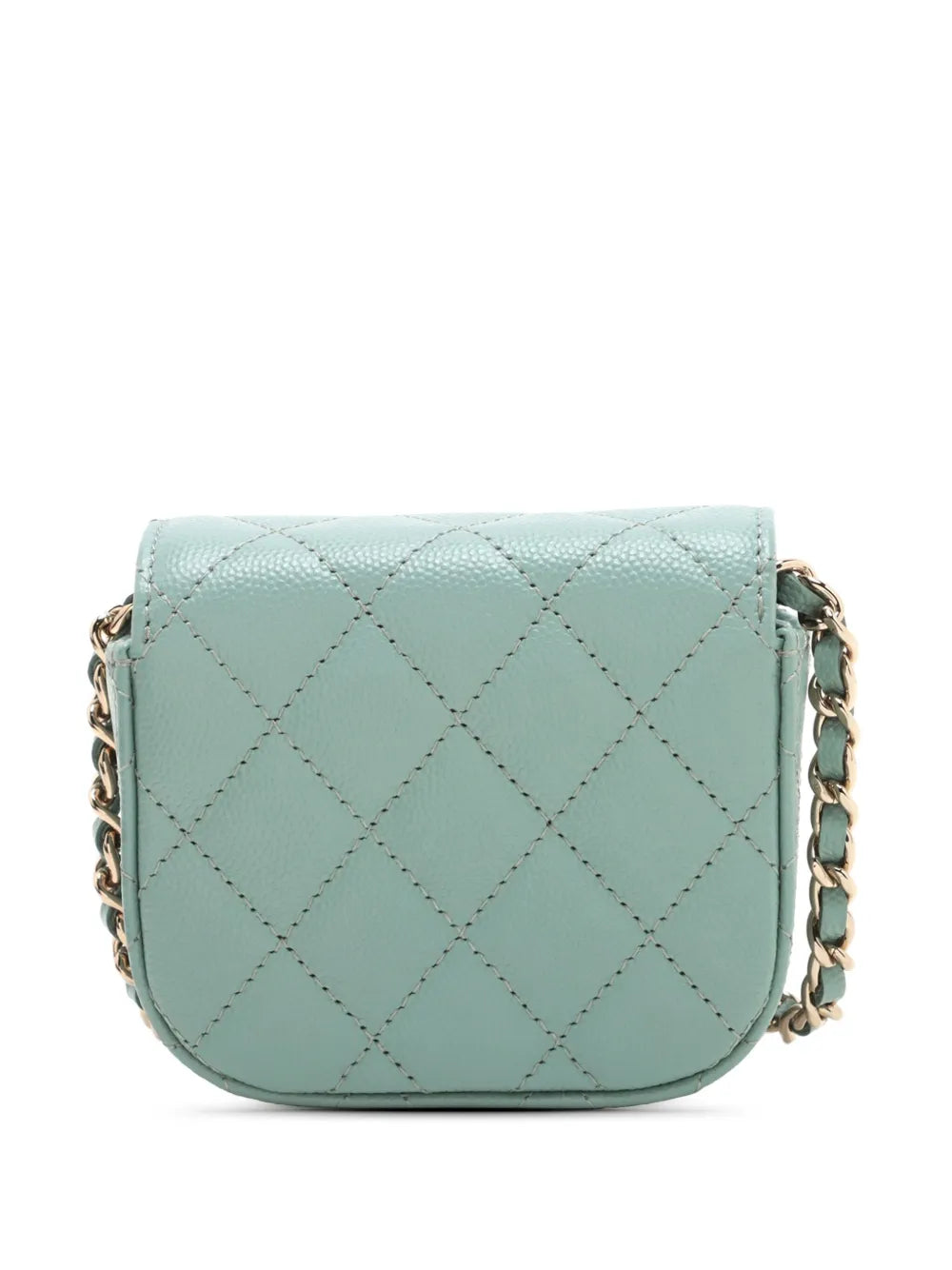 Pre-OwnedCHANEL Pre-Owned2021 Mini Classic Caviar Clutch With Chain crossbody bag
