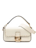 Pre-OwnedFendi Pre-Owned2010-2025 Leather Metal Stitch Baguette satchel