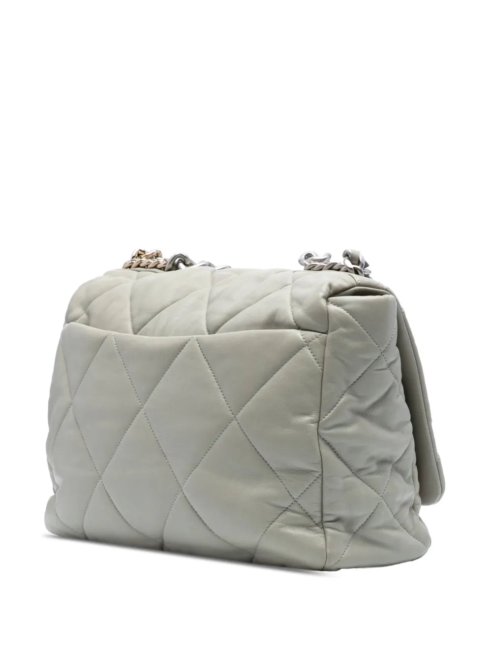 Pre-OwnedCHANEL Pre-Owned2021-2025 Maxi Lambskin 19 Flap satchel