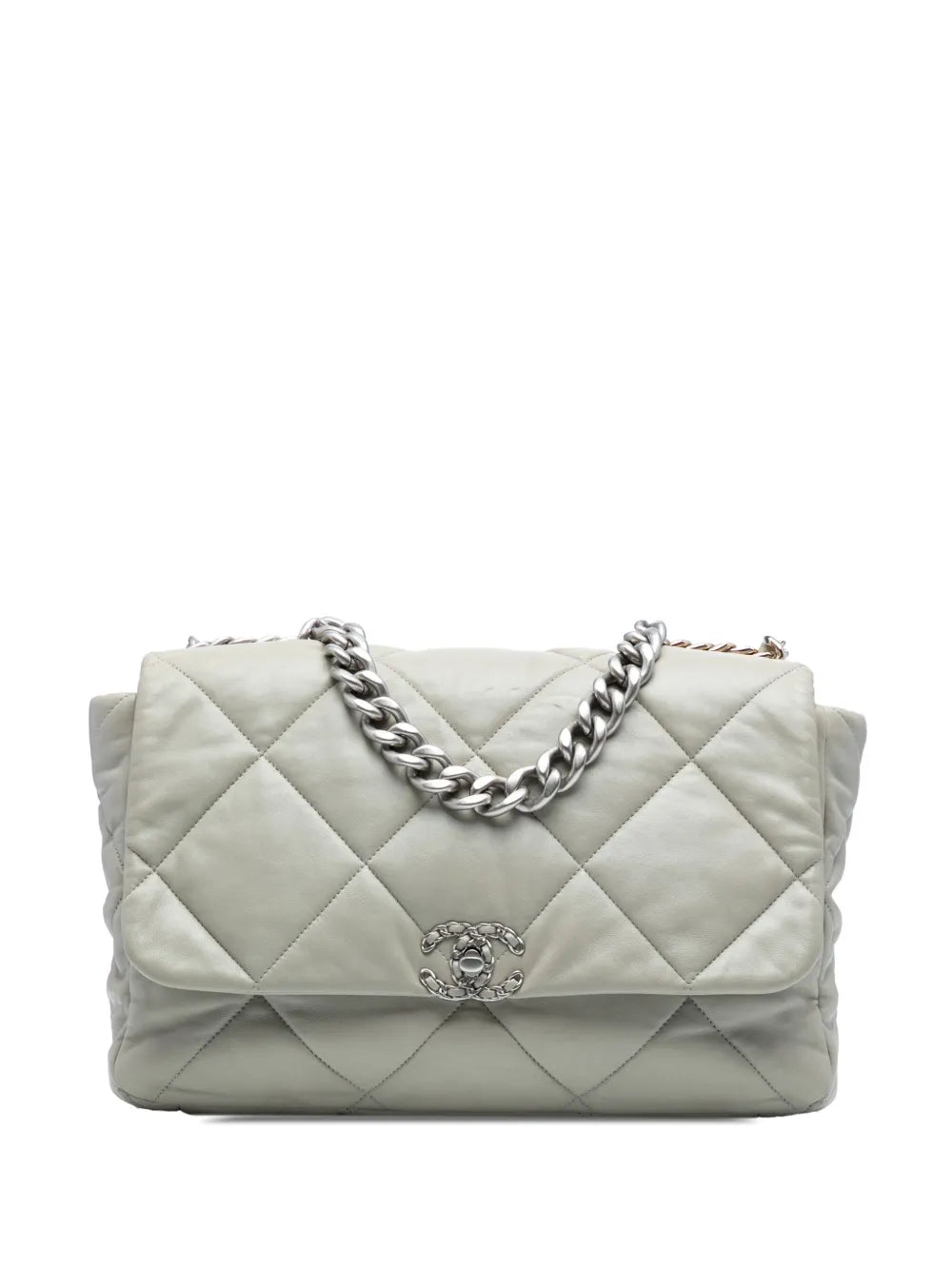 Pre-OwnedCHANEL Pre-Owned2021-2025 Maxi Lambskin 19 Flap satchel