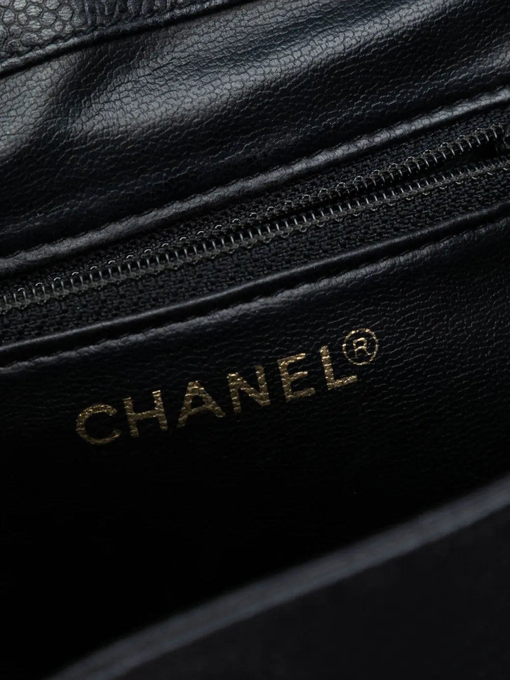Pre-OwnedCHANEL Pre-Owned1994-1996 CC Caviar Turn Lock backpack