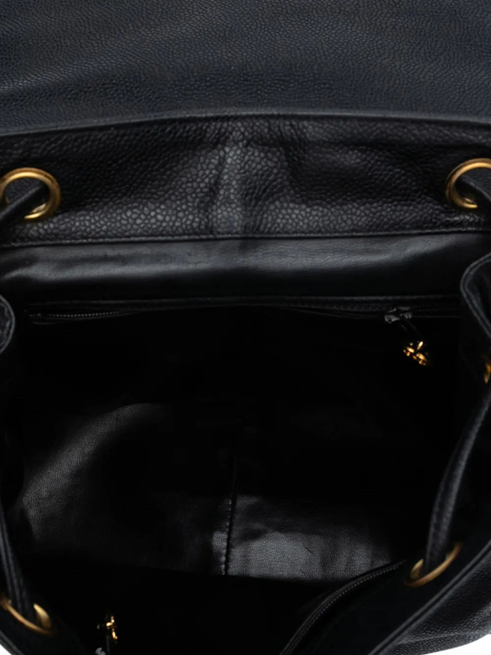 Pre-OwnedCHANEL Pre-Owned1994-1996 CC Caviar Turn Lock backpack