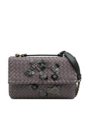 Pre-OwnedBottega Veneta Pre-Owned2012-2025 Small Nappa Intrecciato Embroidered Olimpia shoulder bag