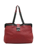 Pre-OwnedBottega Veneta Pre-Owned2012-2025 Nappa Intrecciato Karung Glass tote bag