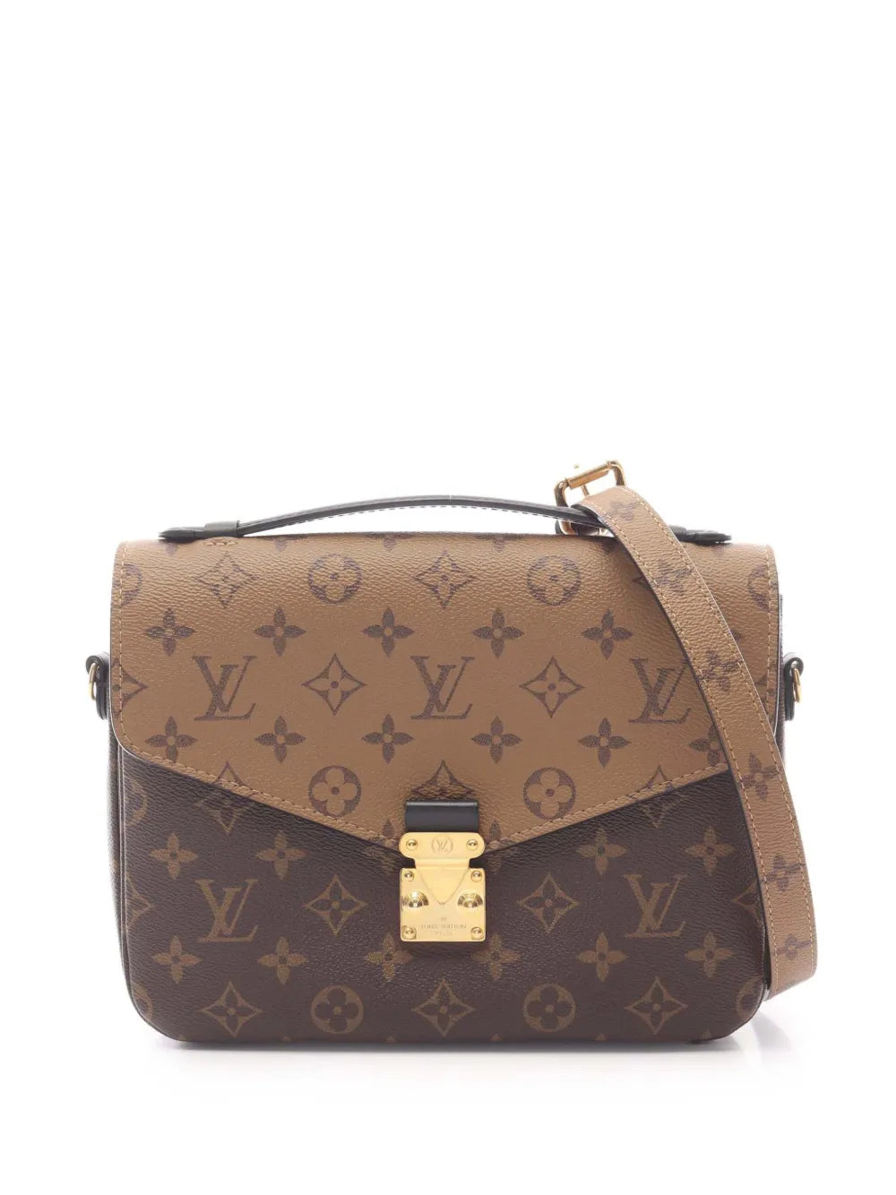 Pre-OwnedLouis Vuitton Pre-Owned2020 Monogram Reverse Pochette Metis satchel