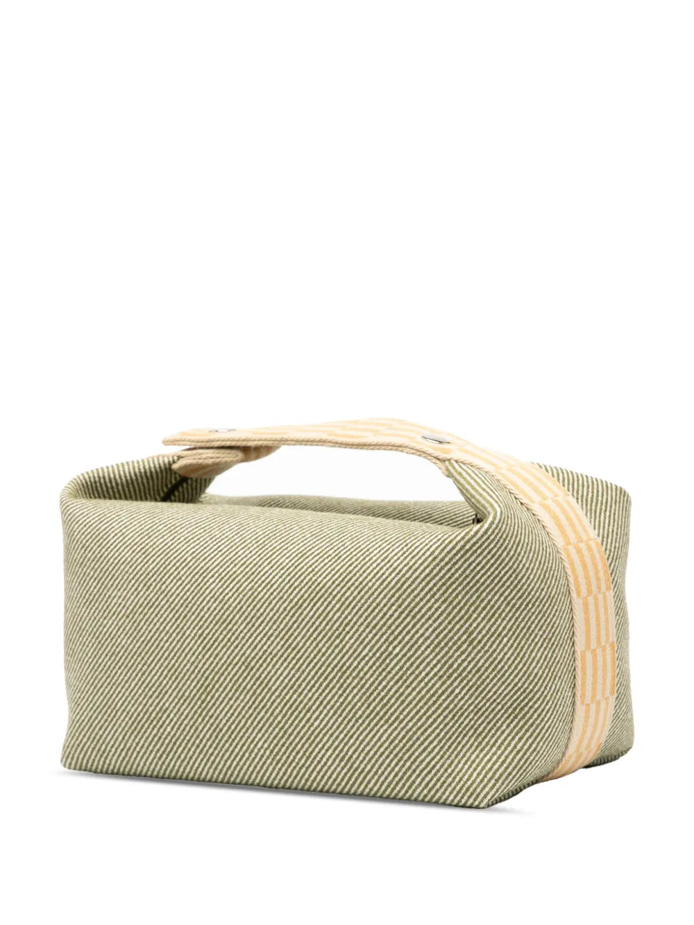Pre-OwnedHermre-Owned2020-2025 Large Wool Bride A Brac H Natte Case vanity bag