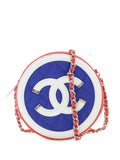 Pre-OwnedCHANEL Pre-Owned2019 Tricolor Caviar CC Filigree Round crossbody bag